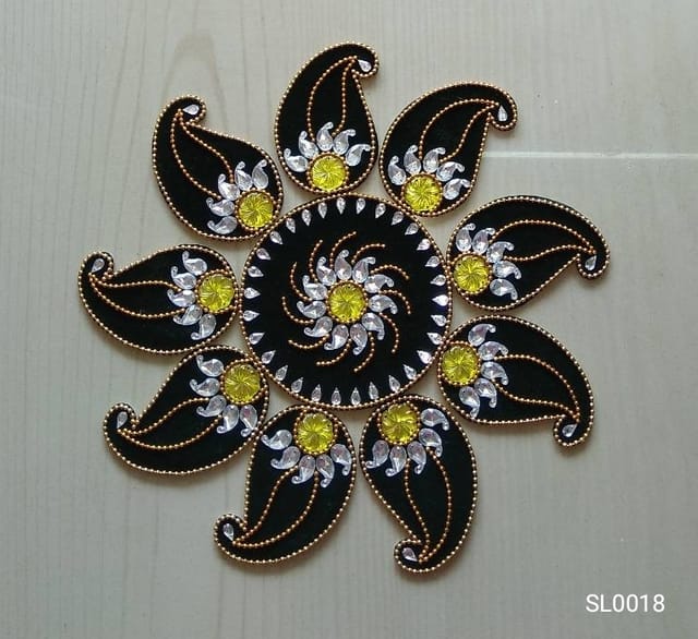 Traditional Kundan Rangoli- SL0018