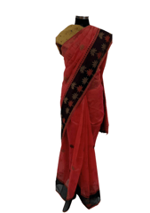 Orange Chanderi Saree JL83