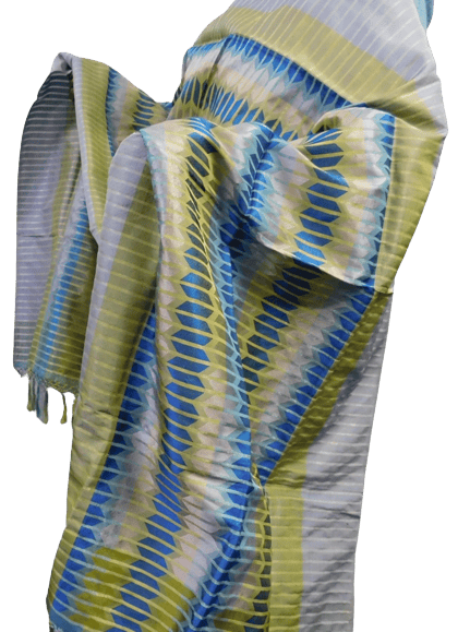 Handloom Banarasi stole silk/silk. AZ-STL-001