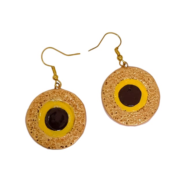 Circular Golden Earrings