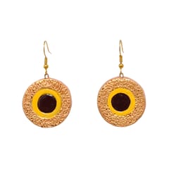 Circular Golden Earrings