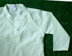 Light Green boy Cotton Kurta by TINYTOONS