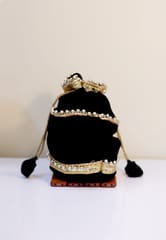 Women Black Potli Bag