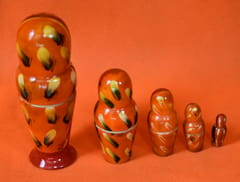 Nesting Dolls 5 pcs kondapalli