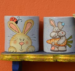 Easter Bunny Planter Set [of 3]