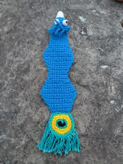 100% cotton beautiful peacock bookmark