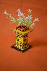 Kondapalli Yellow Color Wooden Handmade Tulasi Kota