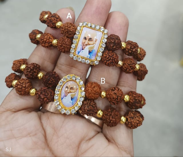 Jai Guruji Black Round Pearl Bracelet | Satvikstore.in – satvikstore.in