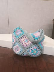 Handmade crochet Granny square bag