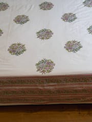 Ethnic Sanganeri Print Organic Cotton Bedsheet Set