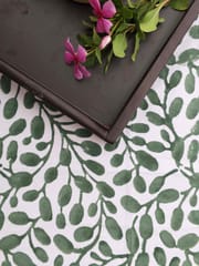 Refreshing Green Organic Cotton Dining Table-Cover