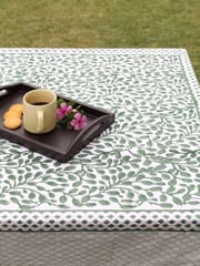 Refreshing Green Organic Cotton Dining Table-Cover