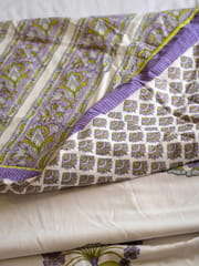 Elegant Lavender Organic Cotton Dohar