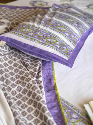 Elegant Lavender Organic Cotton Dohar
