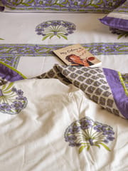 Elegant Lavender Organic Cotton Dohar