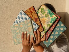 Tree Free Block Printed Artisanal Journals Set