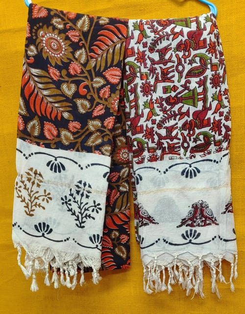 Combo Kalamkari Zari Cotton Dupatta 03