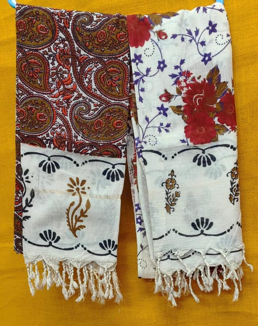 Combo Kalamkari Zari Cotton Dupatta 05