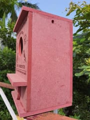 Bird House for Sparrow with Mounting Hook and Air Ventilation | Waterproof & Eco-Friendly