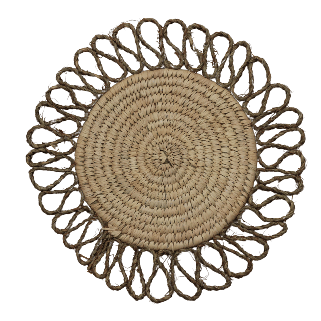 Tisser Handmade Sabai Grass Table Mat Diameter 12in