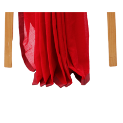 Tisser Handloom Mulmul Saree with Attached Blouse Piece (Red/Coper)