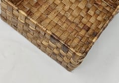 Water Hyacinth Square Box (Narrow Weave)