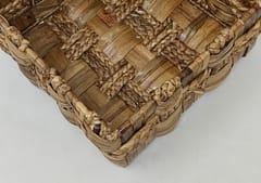 Water Hyacinth Square Box (Multi Weave)