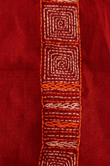 Kantha Hand Embroidery Tussar Silk Stole